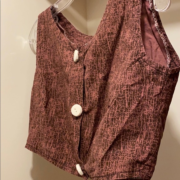 Vintage Cropped Vest - Picture 2 of 8